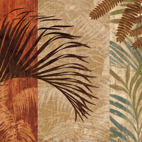 In the Tropics II Black Ornate Wood Framed Art Print with Double Matting by Donovan, Chris