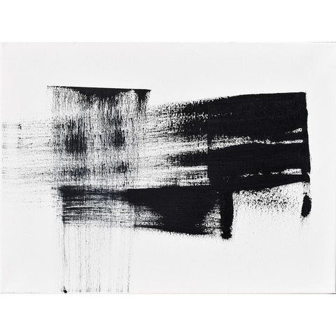 Barely Holding on to Smoke I Black Modern Wood Framed Art Print by Klingeler, Christian