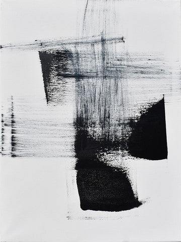 Barely Holding on to Smoke II White Modern Wood Framed Art Print with Double Matting by Klingeler, Christian