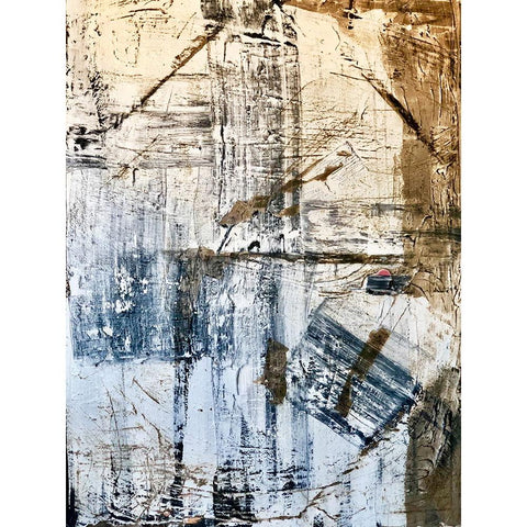 Benzoite Black Modern Wood Framed Art Print by Klingeler, Christian