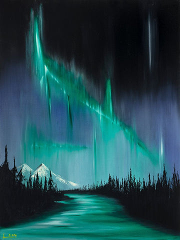 Collison I Black Ornate Wood Framed Art Print with Double Matting by Klingeler, Christian