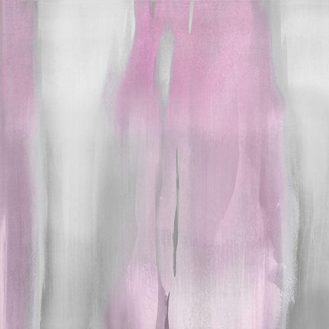 Free Fall Pink Blush I White Modern Wood Framed Art Print by Wright, Christine