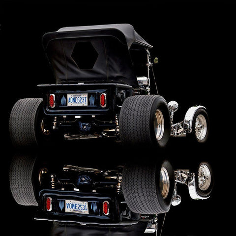 1923 Model T Hot Rod White Modern Wood Framed Art Print by Branson, Clive