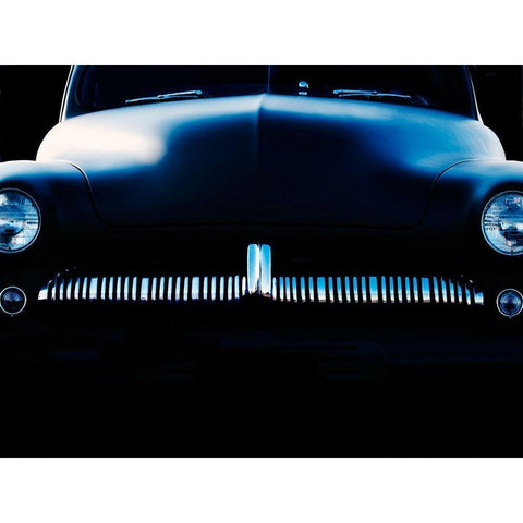 1950 Mercury White Modern Wood Framed Art Print by Branson, Clive