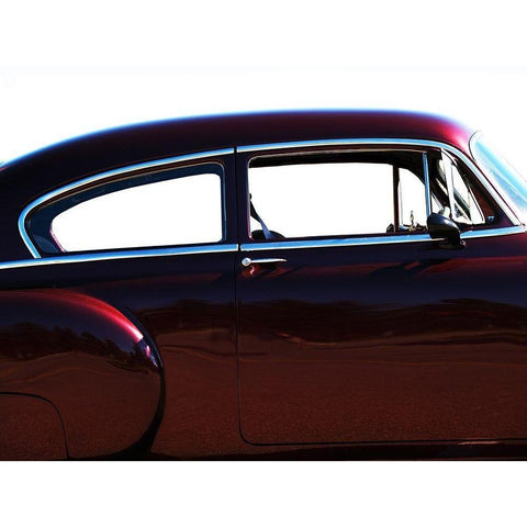 1951 Chevrolet Fleetline 8 Black Modern Wood Framed Art Print with Double Matting by Branson, Clive