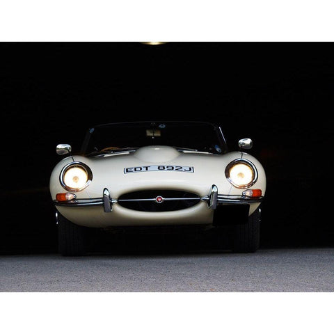 1970 Challenger E Type 6 White Modern Wood Framed Art Print by Branson, Clive