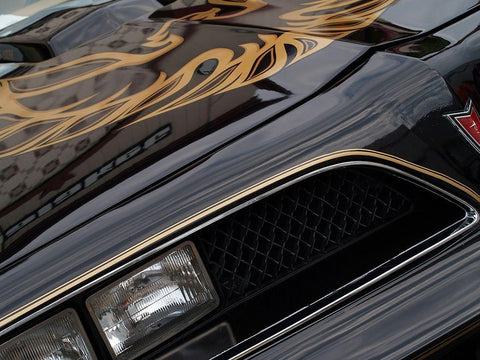 1978 Pontiac Trans Am White Modern Wood Framed Art Print with Double Matting by Branson, Clive