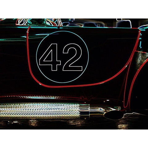 42 Cobra 1 Gold Ornate Wood Framed Art Print with Double Matting by Branson, Clive