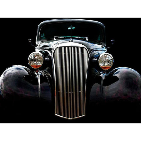Vintage Chevrolet Black Modern Wood Framed Art Print by Branson, Clive