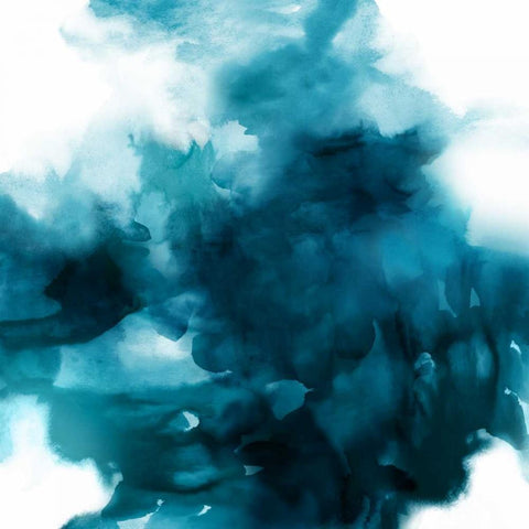 Emerge II White Modern Wood Framed Art Print by Hudson, Daniela