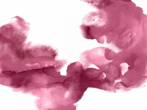 Universal II White Modern Wood Framed Art Print with Double Matting by Hudson, Daniela