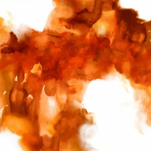 In the Midst II White Modern Wood Framed Art Print with Double Matting by Hudson, Daniela