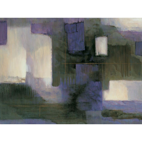 Rendez vous I White Modern Wood Framed Art Print by Gray, Dennis