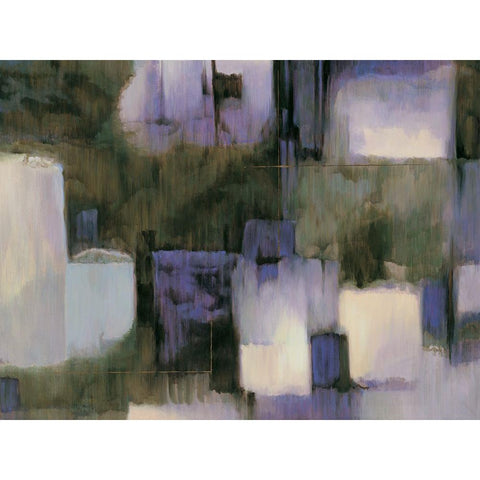 Rendez vous II Black Modern Wood Framed Art Print by Gray, Dennis