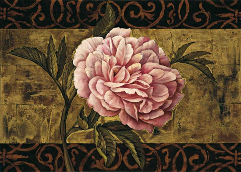 Everlasting II Black Ornate Wood Framed Art Print with Double Matting by Harper, Diane