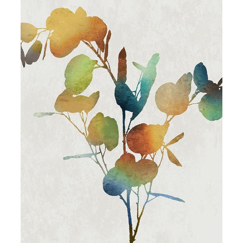 Colorful Nature III White Modern Wood Framed Art Print by Carson, Danielle