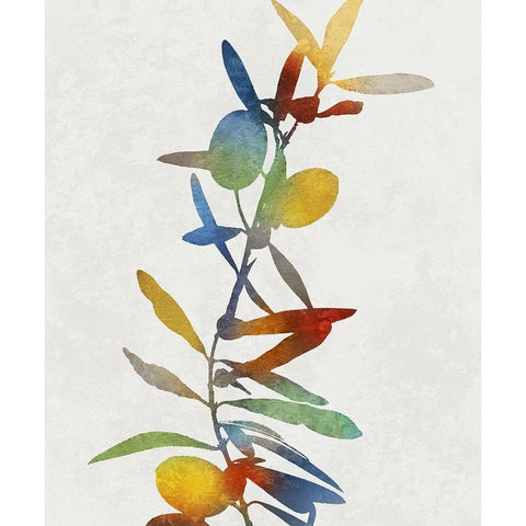 Colorful Nature IV White Modern Wood Framed Art Print by Carson, Danielle