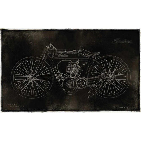 Vintage Ride Gold Ornate Wood Framed Art Print with Double Matting by Matthews, Dylan