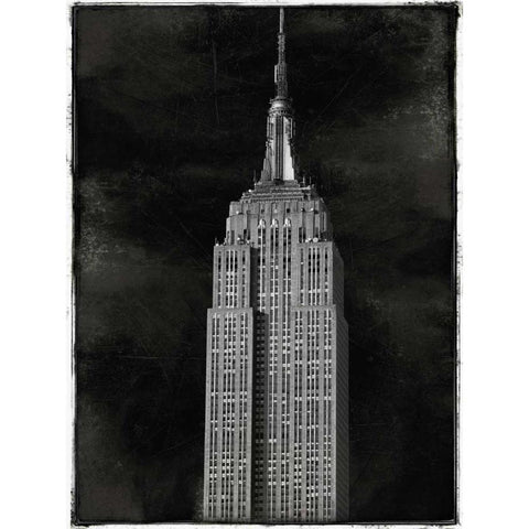 Empire White Modern Wood Framed Art Print by Matthews, Dylan