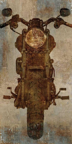 Straight Away Black Ornate Wood Framed Art Print with Double Matting by Matthews, Dylan