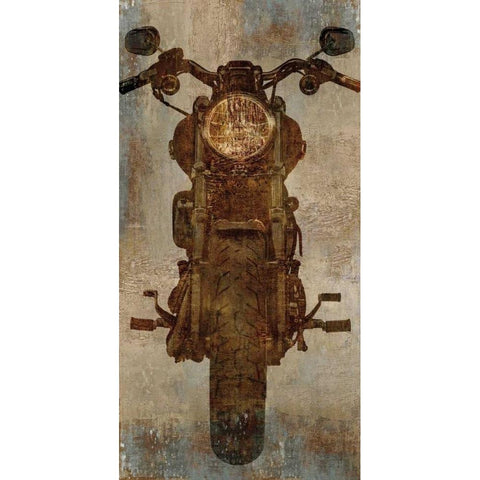 Straight Away Black Modern Wood Framed Art Print by Matthews, Dylan