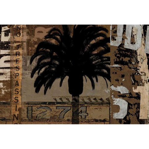 Streetwise Black Modern Wood Framed Art Print by Matthews, Dylan