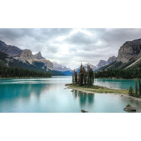 Reflection Black Modern Wood Framed Art Print with Double Matting by Sproul, Dan