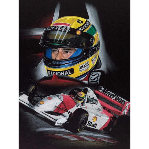 Senna Gold Ornate Wood Framed Art Print with Double Matting by Strothers, Todd