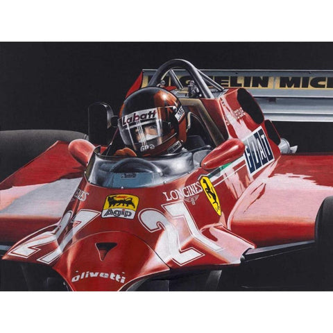 Villeneuve Black Modern Wood Framed Art Print by Strothers, Todd