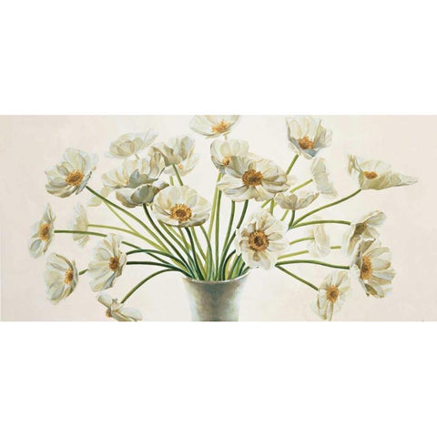 Bouquet di anemoni Black Modern Wood Framed Art Print by Barberini, Eva