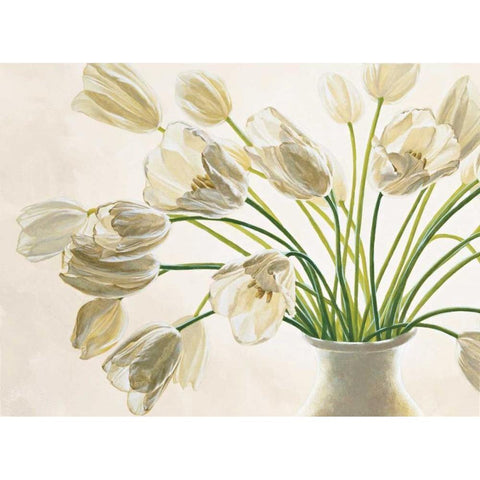 Bouquet di tulipani Gold Ornate Wood Framed Art Print with Double Matting by Barberini, Eva