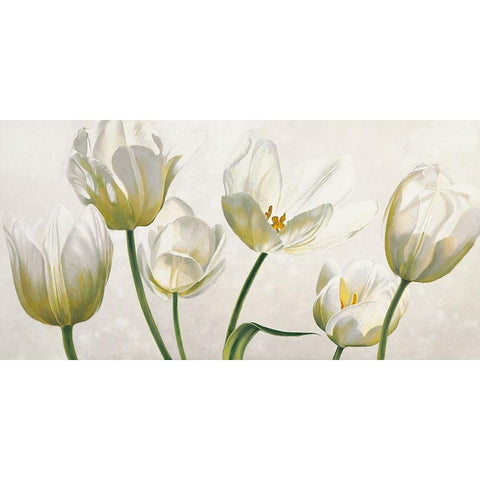 Soffio di luce White Modern Wood Framed Art Print by Barberini, Eva