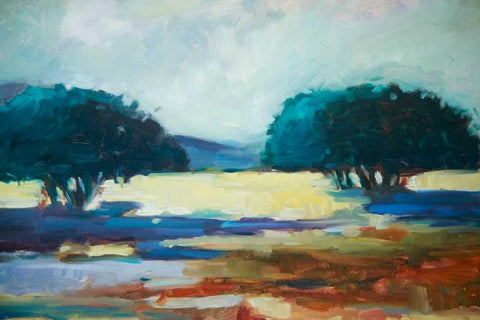 The Opening Black Ornate Wood Framed Art Print with Double Matting by Barbini, Eddie