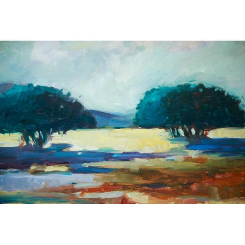 The Opening White Modern Wood Framed Art Print by Barbini, Eddie