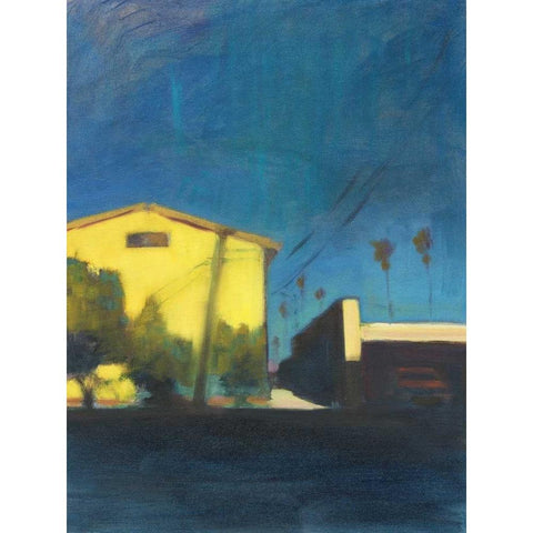 Sunlit I White Modern Wood Framed Art Print by Barbini, Eddie