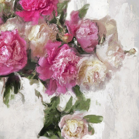 Floral Joy II White Modern Wood Framed Art Print by Ford, Emily