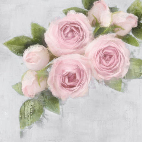 Pretty Pink White Modern Wood Framed Art Print by Ford, Emily