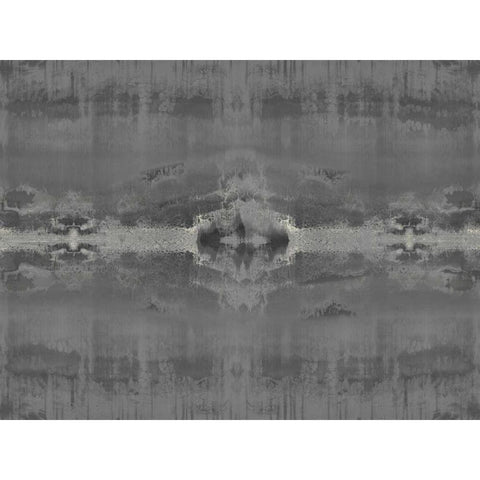 Symmetry IV Black Modern Wood Framed Art Print with Double Matting by Roberts, Ellie