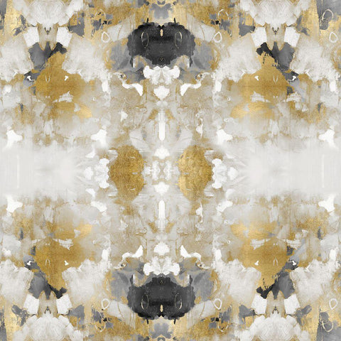 Resonate in Gold III Gold Ornate Wood Framed Art Print with Double Matting by Blake, Madeline