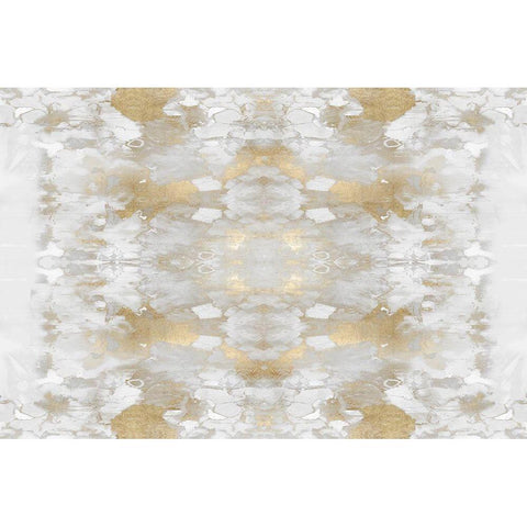 Reflections in Gold II Gold Ornate Wood Framed Art Print with Double Matting by Blake, Madeline