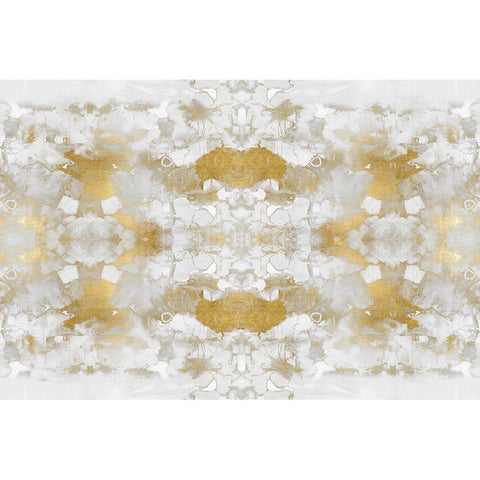 Reflections in Gold IV Gold Ornate Wood Framed Art Print with Double Matting by Blake, Madeline