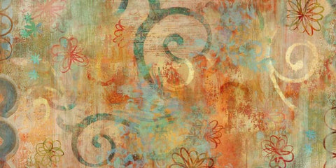 Playground Black Ornate Wood Framed Art Print with Double Matting by Dunn, Emily
