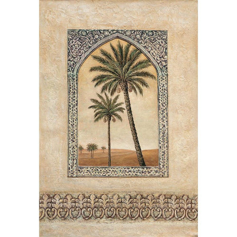 Desert Wind II Gold Ornate Wood Framed Art Print with Double Matting by Moreau, Eduardo