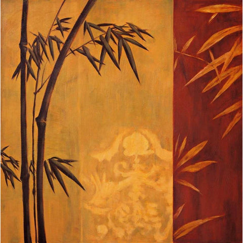 Bali I Gold Ornate Wood Framed Art Print with Double Matting by Lange, Erin