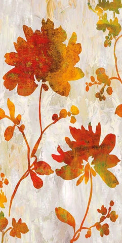 Joyful I White Modern Wood Framed Art Print with Double Matting by Lange, Erin