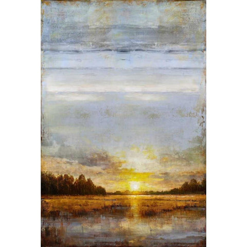 Early Morning Black Modern Wood Framed Art Print with Double Matting by Turner, Eric