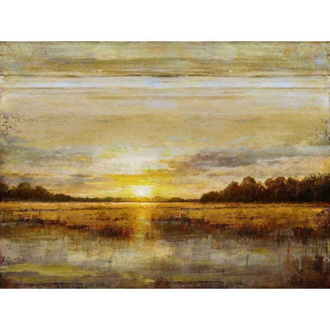 Daybreak White Modern Wood Framed Art Print by Turner, Eric