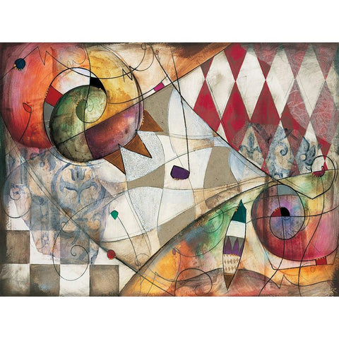 Premiere I White Modern Wood Framed Art Print by Waugh, Eric