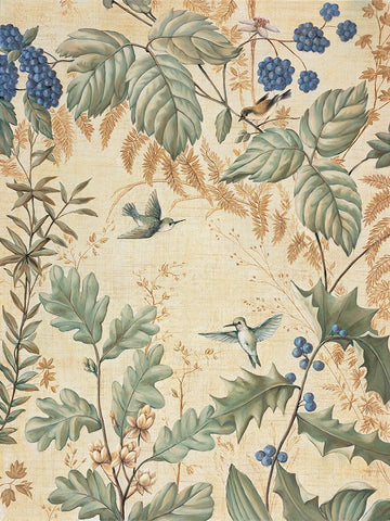 Nature I White Modern Wood Framed Art Print with Double Matting by Bouchardeau, Frances