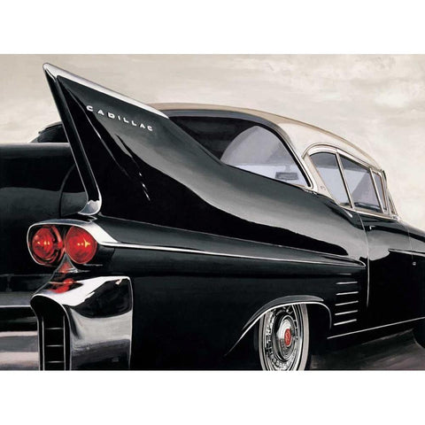 58 De Ville White Modern Wood Framed Art Print by Brook, Francis